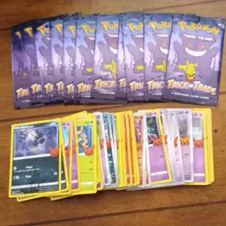 Pokemon TCG Trick or Trade English Mixed Card Lot + Sealed Packs Gastly Haunter - Image 1
