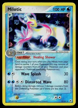 Pokemon Card - Milotic Hidden Legends 12/101 Holo Reverse Holo Rare - Image 1