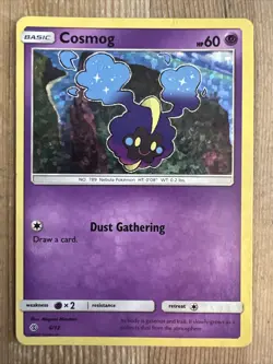 Cosmog - 6/12 - Pokemon McDonald's Holo Promo Card DMG - Image 1