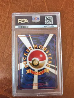1999 Pokemon Japanese Blaine Holo Guren City PSA 9 Graded Card - Image 2