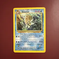 Pokemon TCG Omastar 40/62 - Base Set (1999) - WOTC Vintage Card - Image 1