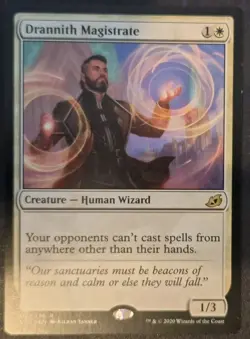 Drannith Magistrate - Ikoria Rare White Regular English MTG 2020 1/3 - Image 1