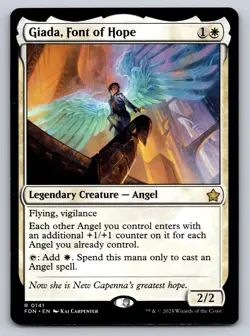 Giada, Font of Hope 141 Rare Foundations Magic: The Gathering Near Mint - Image 1