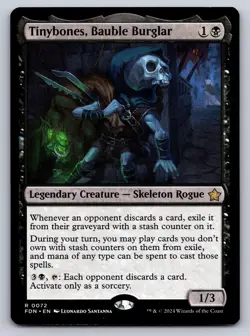 Tinybones, Bauble Burglar 72 Rare Foundations Magic: The Gathering Near Mint - Image 1