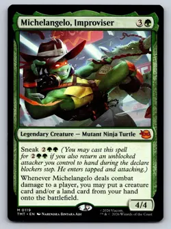 Michelangelo, Improviser 0119 Teenage Mutant Ninja Turtles NM - Image 1