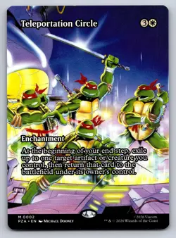 Teleportation Circle (Borderless) 2 Teenage Mutant Ninja Turtles NM - Image 1