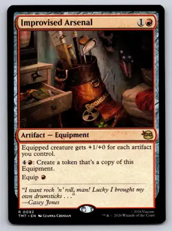 Improvised Arsenal 0092 Teenage Mutant Ninja Turtles Magic: The Gathering NM - Image 1