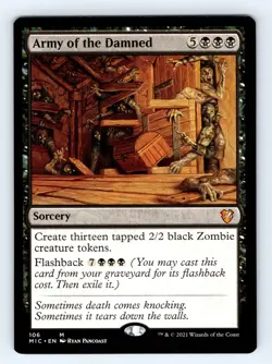 Army of the Damned M Commander: Innistrad: Midnight Hunt 106 NM - Image 1