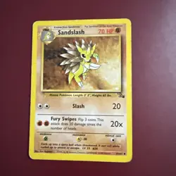 Pokemon TCG Sandslash 41/64 - Jungle Set (1999) - WOTC Vintage Card - Image 1