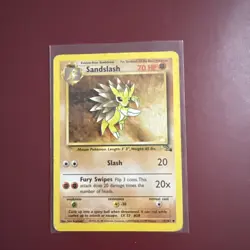 Pokemon TCG Sandslash 41/64 - Jungle Set (1999) - WOTC Vintage Card - Image 3