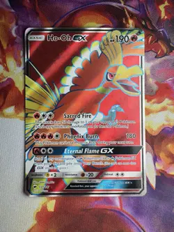 Pokemon Ho-Oh GX 131/147 Full Art Holo Ultra Rare Card SM Burning Shadows - Image 1