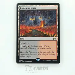 Blazemire Verge R 0256 MTG Magic the Gathering Duskmourn: House of Horror DSK - Image 1