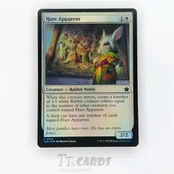 Hare Apparent 0015 FOIL - MTG Magic the Gathering Foundations FDN - Image 1