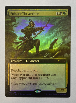 MTG - Secret Lair - Poison-Tip Archer - FOIL - NM - Image 1