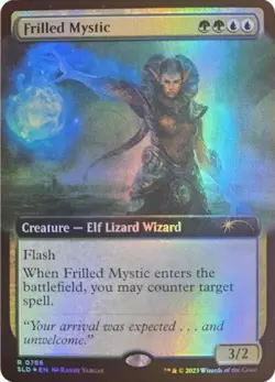 Frilled Mystic (Extended Art) -Foil Near Mint MTG Secret Lair - Image 1