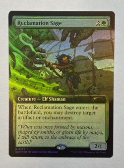 MTG - Secret Lair - Reclamation Sage - FOIL - NM - Image 1