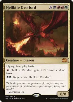 Hellkite Overlord Regular - Double Masters 2022 MTG-NM - Image 1