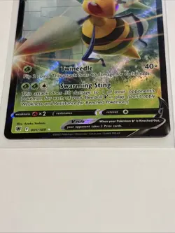 Beedrill V - 001/189 Ultra Rare 2022 Astral Radiance NM Pokemon TCG - Image 2