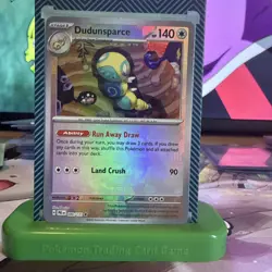 Dudunsparce (Master Ball Pattern) 080/131 Holo Prismatic Evolutions Pokemon Holo - Image 1