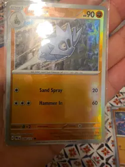Pupitar - Pokemon Prismatic Evolutions 048/131 Master Ball Pattern Holo NM - Image 3