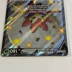 2021 Pokemon TCG Sword and Shield Eldegoss V SWSH084 Promo Card HOLO - Image 3