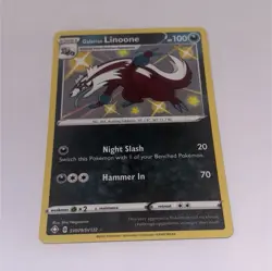 The Pokemon Company Galarian Linoone Shining Fates Shiny Holo SV079/SV122 Engli… - Image 1
