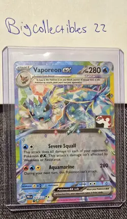 Vaporeon ex - 023/131 - PLAY! Pokemon Prize Pack Series Seven - Image 1