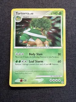 Torterra 17/130 | 2007 Pokemon Diamond & Pearl Holo | MP Moderately Played - Image 1