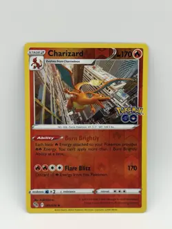 Charizard 010/078 - Reverse Holo Rare - Pokemon GO - TCG - NM - Image 1