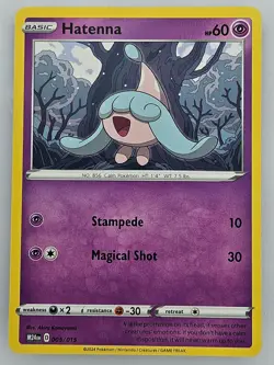 Pokemon TCG - 005/015 Hatenna Regular McDonald's Promo 2025 M24EN - Image 1