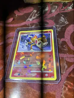 Pokemon 2008 EX Legend Maker Chimchar Cracked Ice #12/17 LP - Image 3