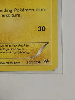 Pokemon Pikachu 20/108 XY Roaring Skies Non-Holo LP 0420#085 - Image 3