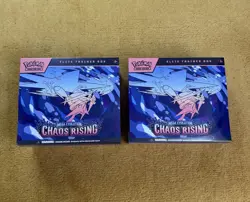 2X Pokemon TCG Chaos Rising ETB Elite Trainer Box - Brand New & Sealed - Image 1