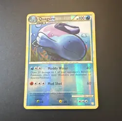 Nintendo Quagsire 9/123 HeartGold & SoulSilver Reverse Holo Uncommon Eng 100 HP - Image 1