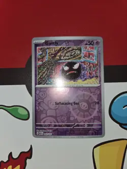 Pokemon TCG Gastly Scarlet & Violet-151 092/165 Reverse Holo Common NM - Image 1