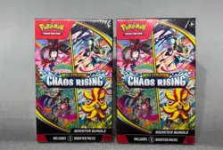 Chaos Rising 2X Pokemon Booster Bundle Lot of 2 x 6-packs IN-HAND READY - Image 1
