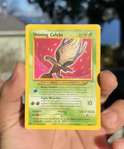 Shining Celebi #106/105 ITALIAN - Pokemon TCG, Neo Destiny 2002 , MP , RARE - Image 1