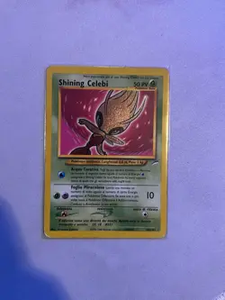 Shining Celebi #106/105 ITALIAN - Pokemon TCG, Neo Destiny 2002 , MP , RARE - Image 3