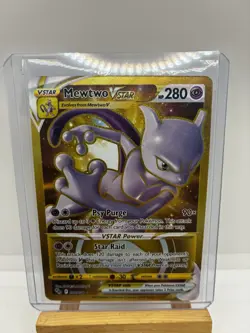 Pokemon Company Mewtwo VSTAR Secret Rare 086/078 Pokemon GO Holo English 280 - Image 1