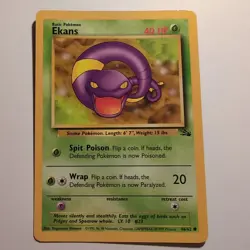 Ekans - Pokemon TCG Karte - Fossil - 46/62 - 1999 - English - Image 1