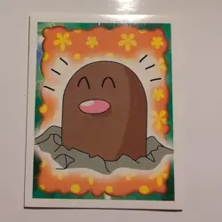 Pokemon - Diglett - Topps Merlin Sticker - Series 1 - #50/240 - 1999 - Image 1