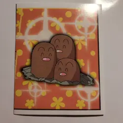 Pokemon - Dugtrio - Topps Merlin Sticker - Series 1 - #199/240 - 1999 - Image 1