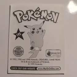 Pokemon - Exeggutor - Topps Merlin Sticker - Series 1 - #195/240 - 1999 - Image 2