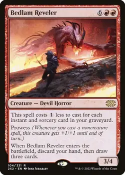Bedlam Reveler Regular - Double Masters 2022 MTG-NM - Image 1