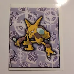 Pokemon - Alakazam - Topps Merlin Sticker - Series 1 - #219/240 - 1999 - Image 1