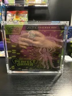 Pokemon TCG Perfect Order ETB - Sealed - W/Acrylic Case - Image 1