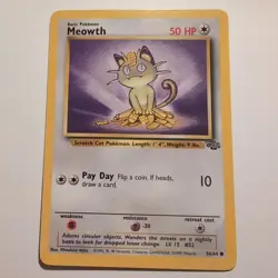 Meowth - Pokemon TCG Karte - Jungle - 56/64 - 1999 - English - Image 1