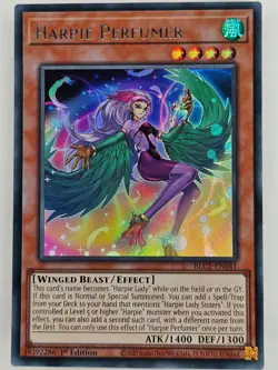 Yu Gi Oh - BLC1-EN041 Harpie Perfumer - Silver Ultra Rare - Image 1