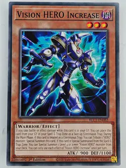 Yu Gi Oh - BLC1-EN082 Vision Hero Increase - Common/Short Run - Image 1