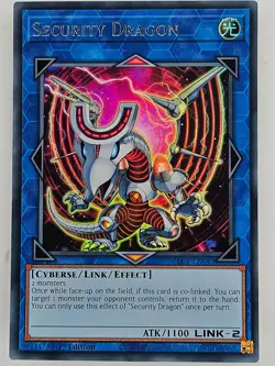 Yu Gi Oh - BLC1-EN043 Security Dragon - Silver Ultra Rare - Image 1